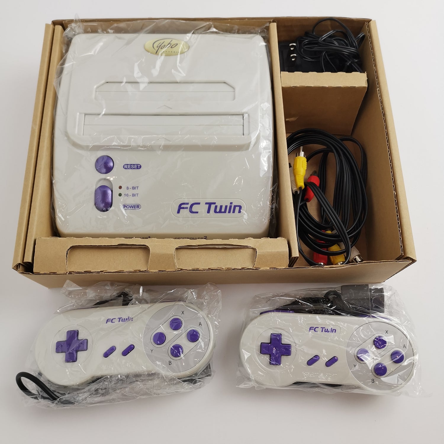 FC Twin Video Game System - 8-Bit & 16-Bit | Yobo original packaging