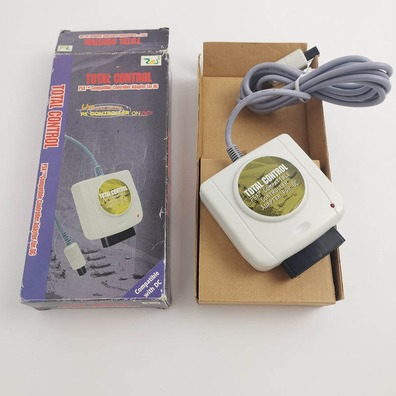Sega Dreamcast Total Control : PSX Compatible Controller Adapter for DC | OVP