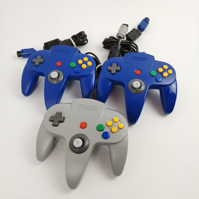 Nintendo 64 Konsole mit 3 originalen Controller & Kabeln | N64 - PAL Console