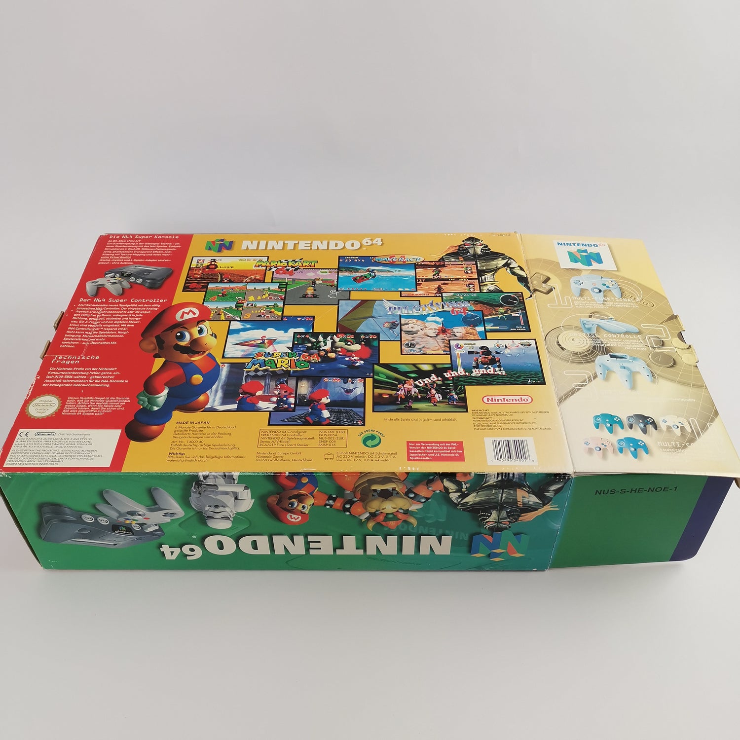 Nintendo 64 console The New Dimension of Fun with original packaging | N64 N 64 - PAL Console