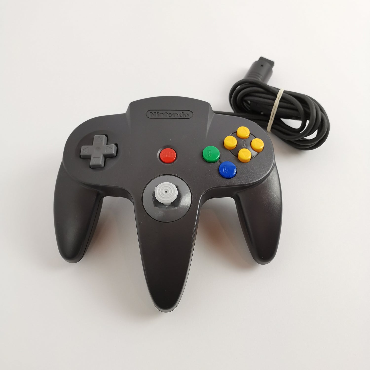 Nintendo 64 accessories: N64 controller black in original packaging N 64 PAL - Gamepad Joypad