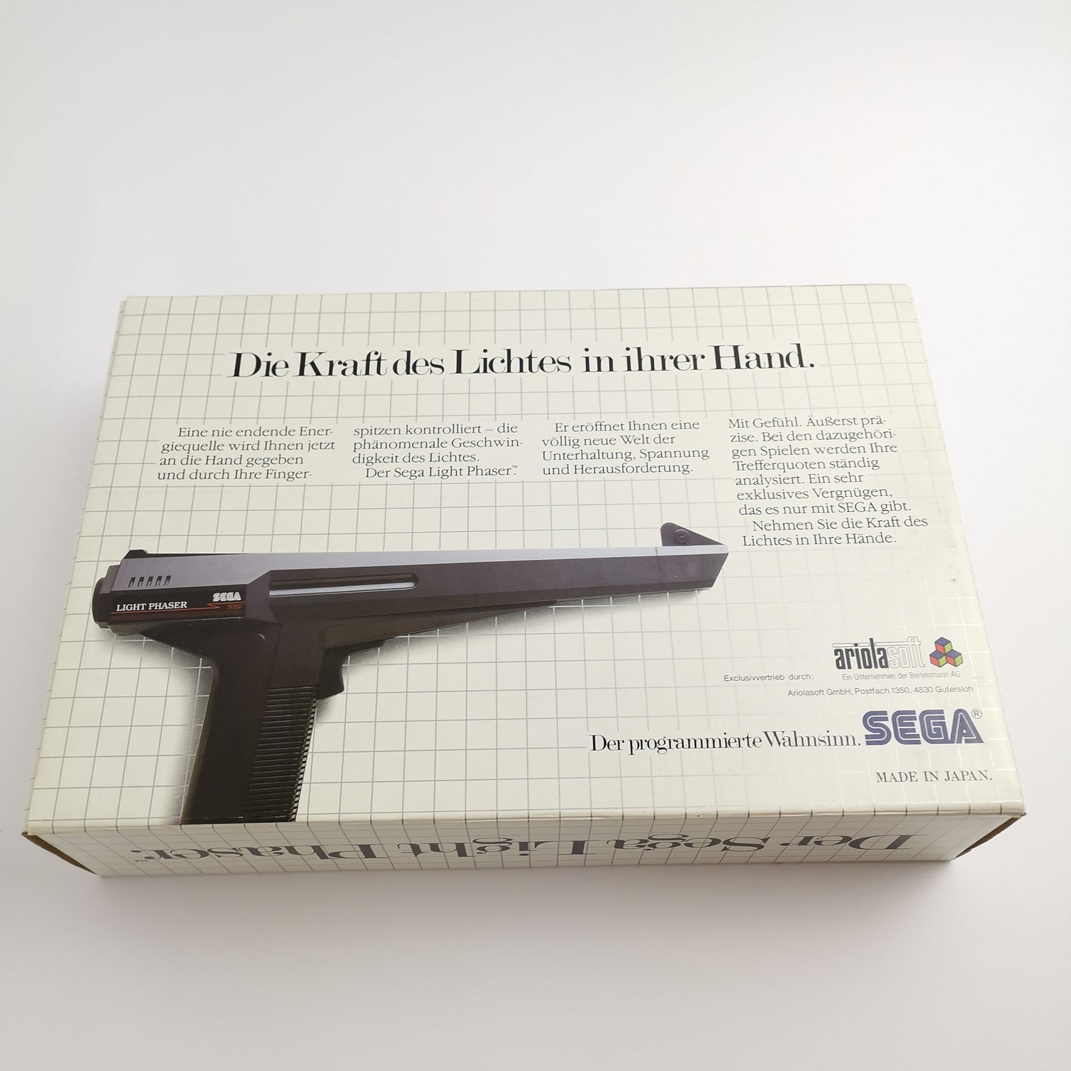 Sega Master System - The Sega Light Phaser Pistole | MasterSystem - OVP PAL