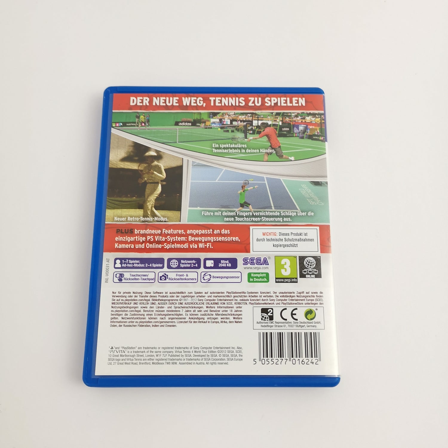 Sony PSVITA Game : Virtua Tennis 4 World Tour | Playstation PS VITA - handheld