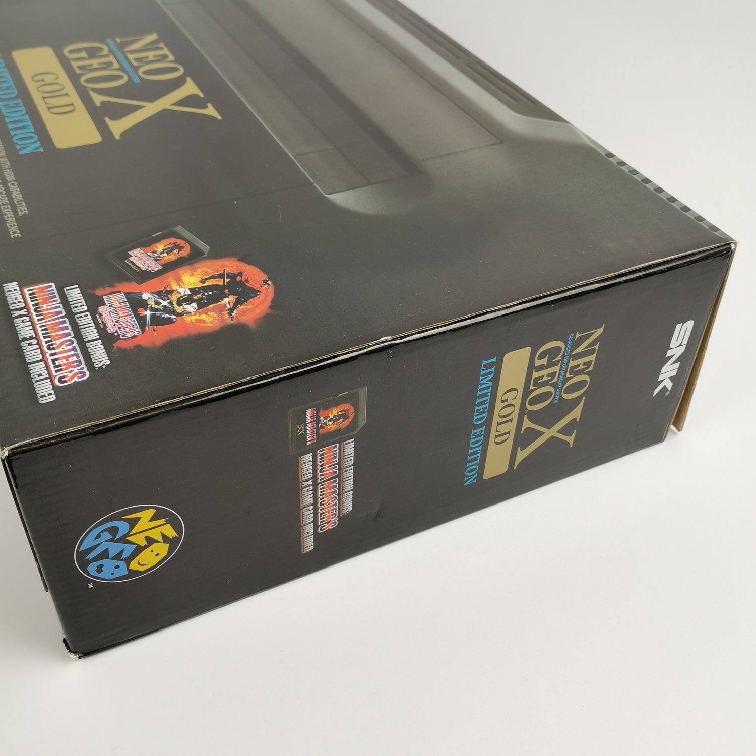 SNK Neo Geo X Gold Limited Edition | Neogeo X Station with Arcade Stick, handheld