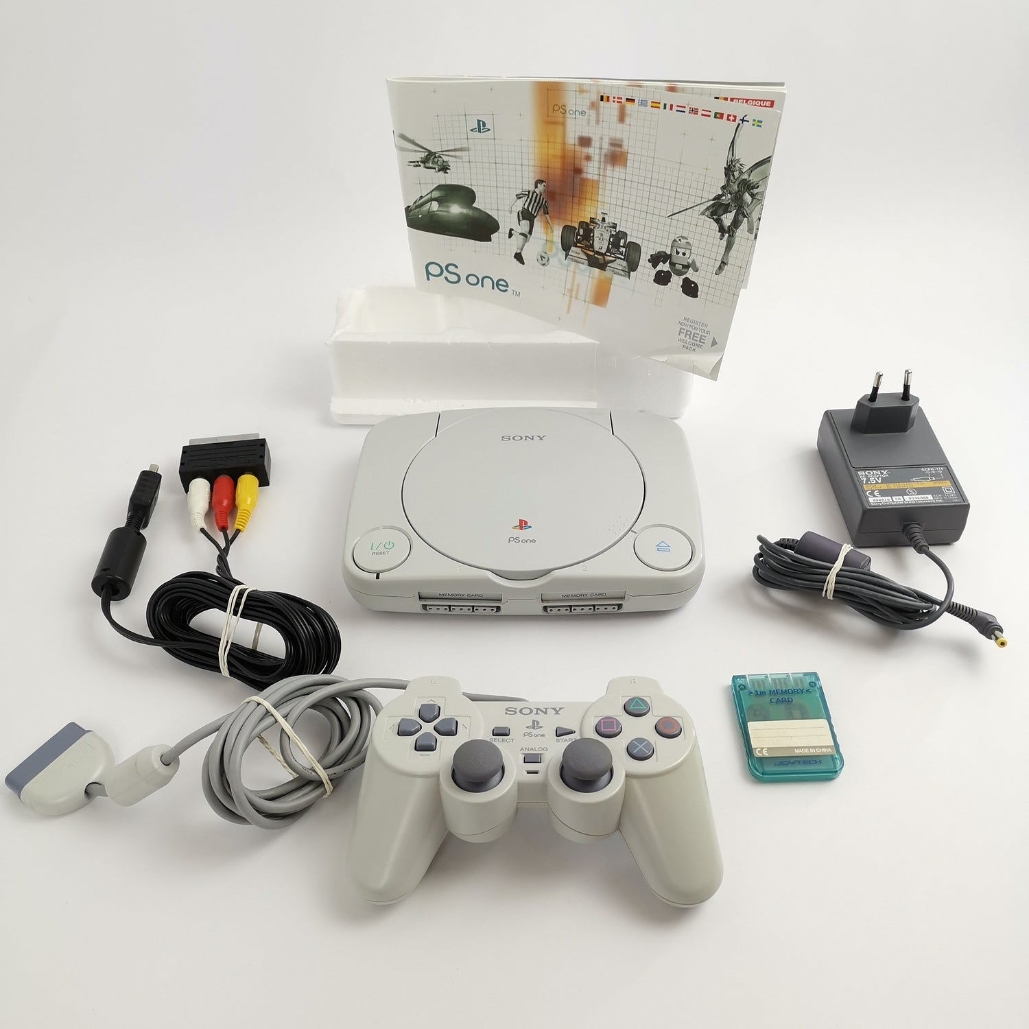 Sony Playstation 1 Console: Sony PSone SCPH-102 C | Original packaging PAL - PSX PS1