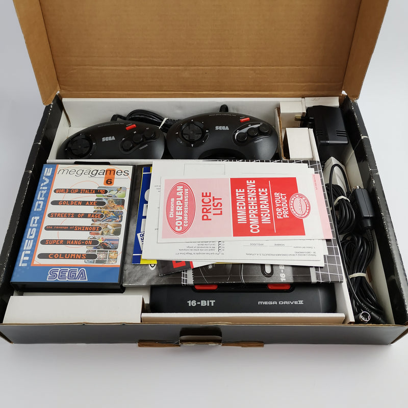 Sega Mega Drive Konsole : Mega Drive II 2 Six Pack | PAL Console MegaDrive - OVP
