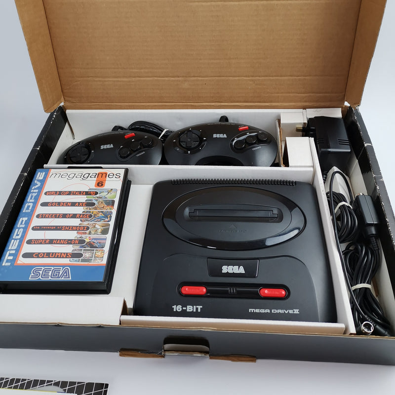 Sega Mega Drive Konsole : Mega Drive II 2 Six Pack | PAL Console MegaDrive - OVP