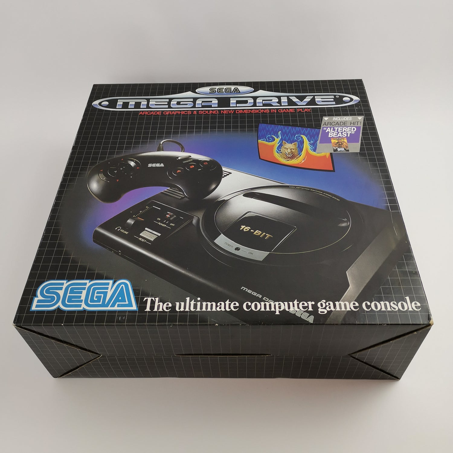 Sega Mega Drive Console: Altered Beast SET First Edition | PAL MOD Console - original packaging