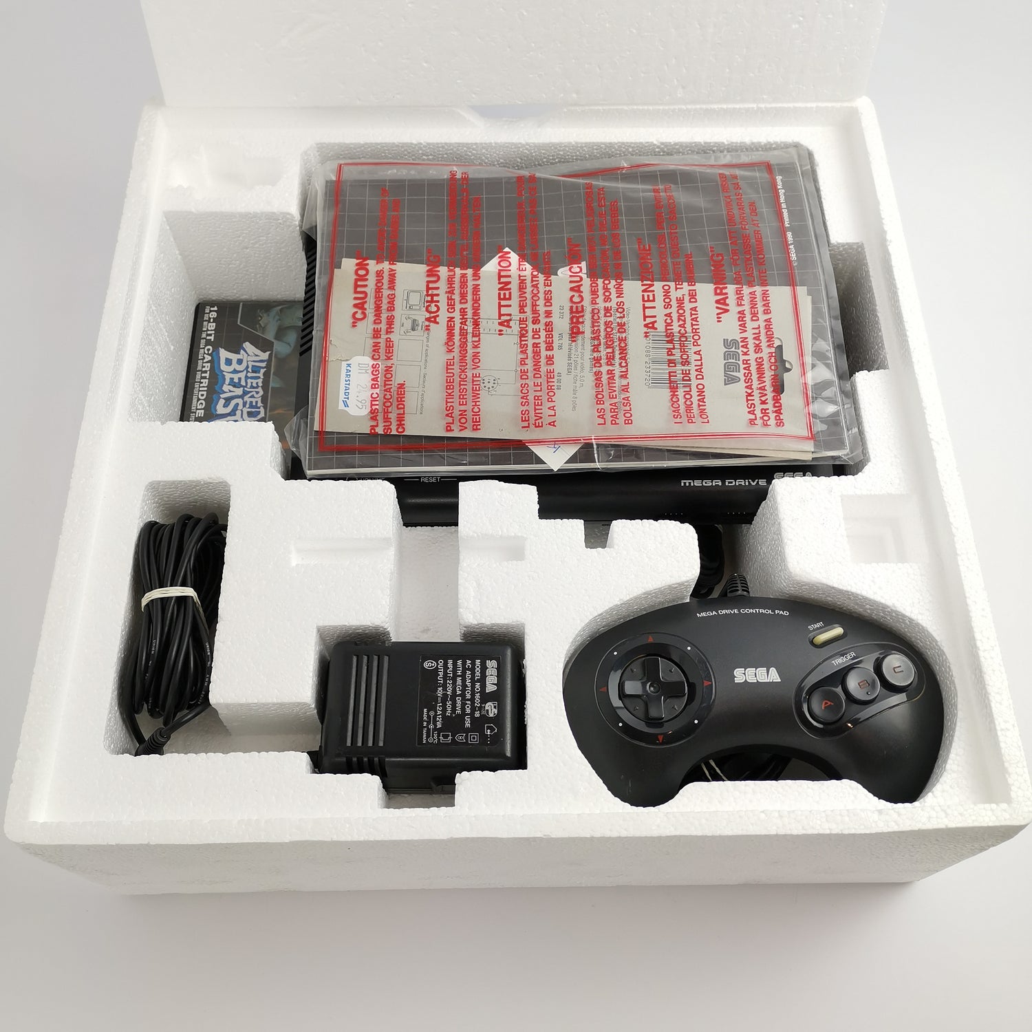 Sega Mega Drive Konsole : Altered Beast SET Erstauflage | PAL MOD Console - OVP