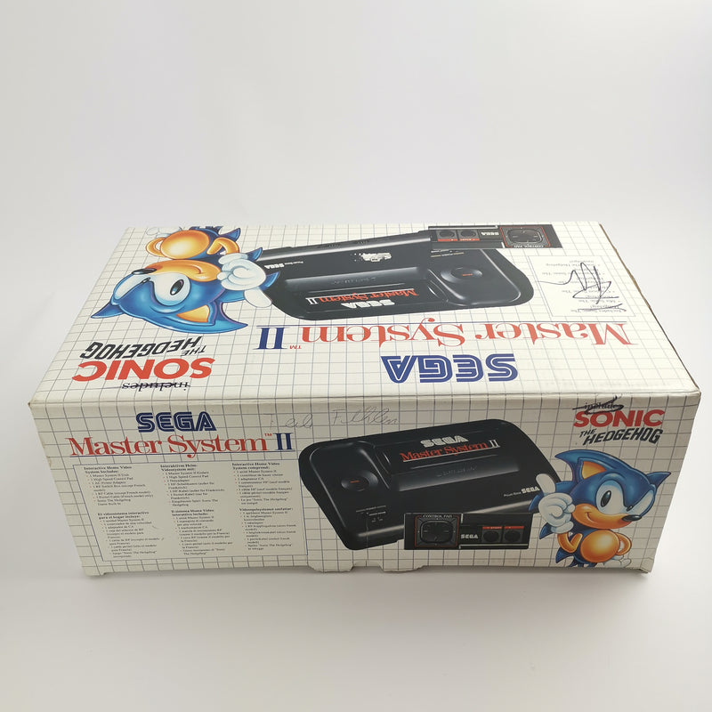Sega Master System II 2 Konsole includes Sonic The Hedgehog | PAL Console - OVP