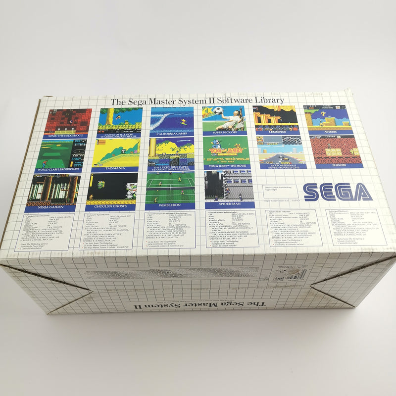 Sega Master System II 2 Konsole includes Sonic The Hedgehog | PAL Console - OVP