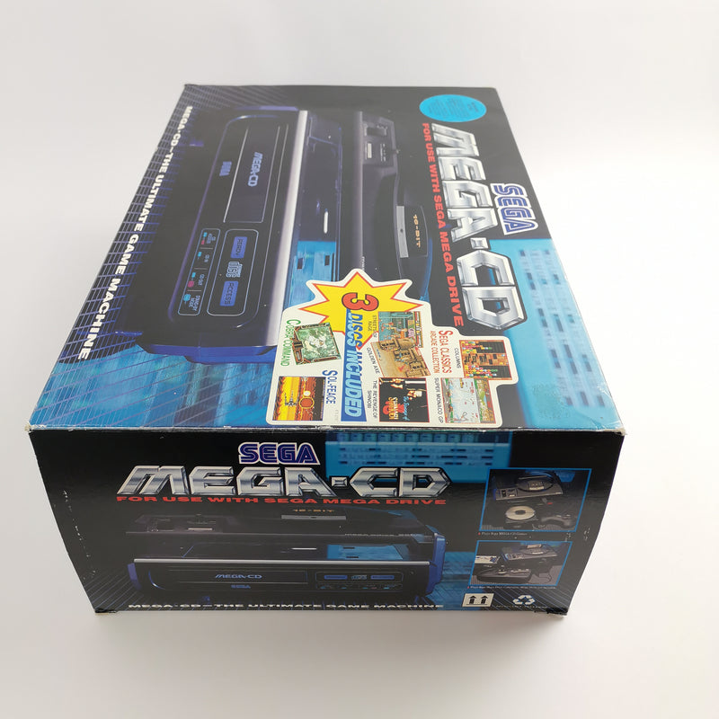 Sega Mega CD console in original packaging | PAL Console - Mega CD Adapter for Mega Drive