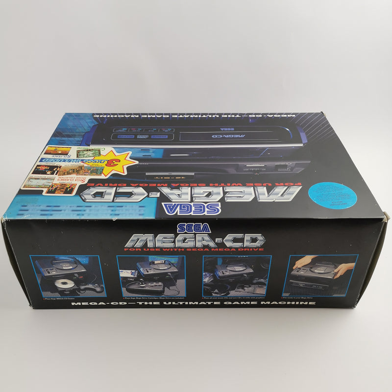 Sega Mega CD console in original packaging | PAL Console - Mega CD Adapter for Mega Drive