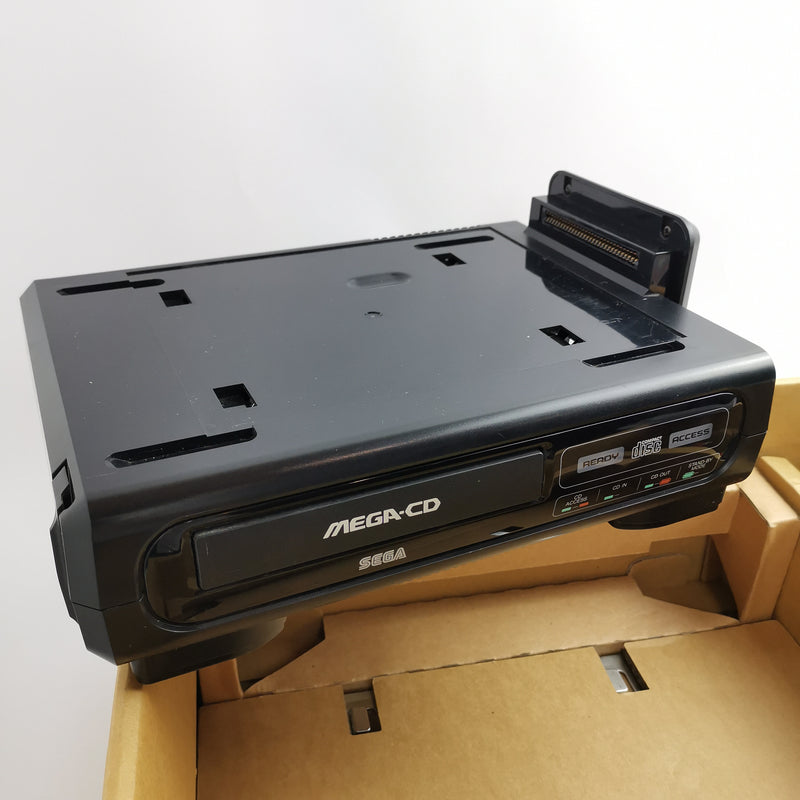 Sega Mega CD console in original packaging | PAL Console - Mega CD Adapter for Mega Drive