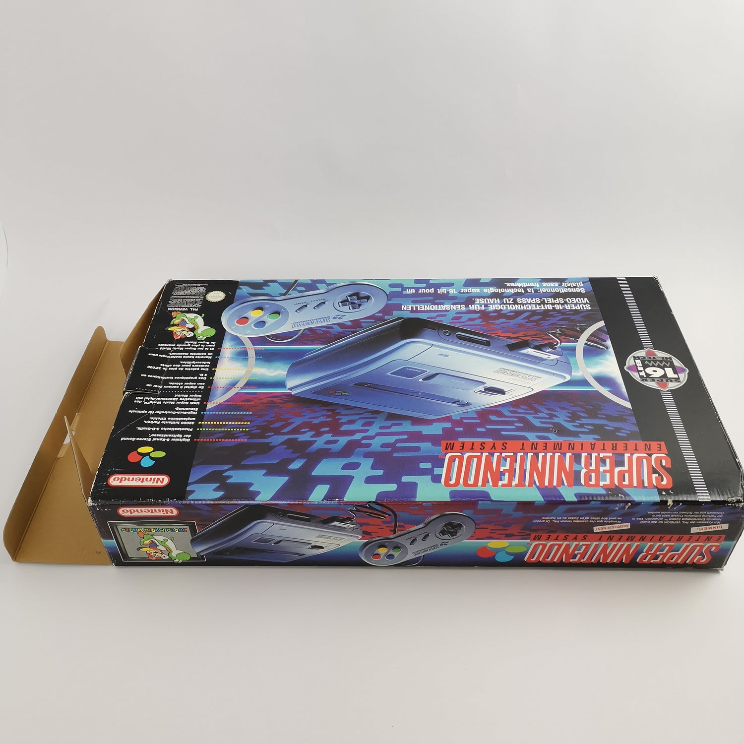 Super Nintendo Console PAL FRG Version - French German | SNES Console OVP