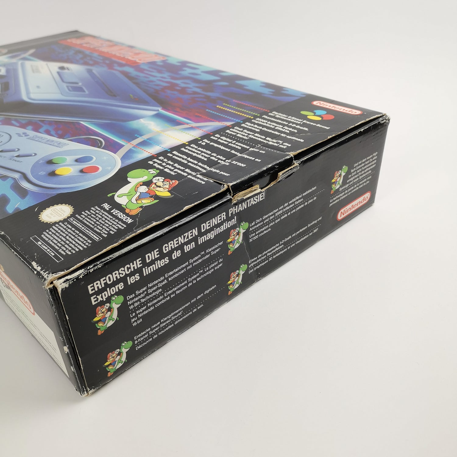 Super Nintendo Console PAL FRG Version - French German | SNES Console OVP