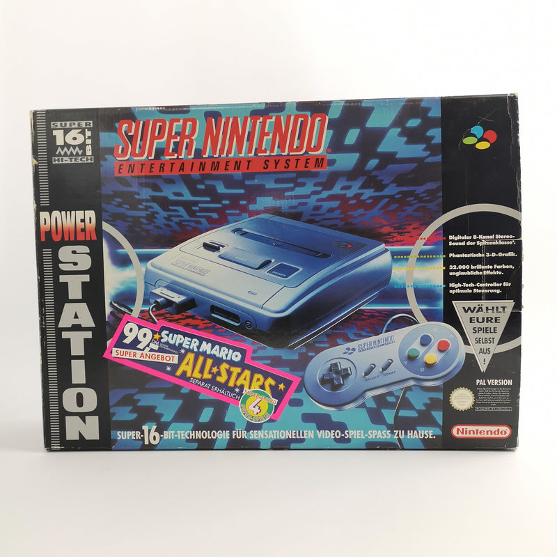 Super Nintendo Console: Power Station | SNES Console OVP