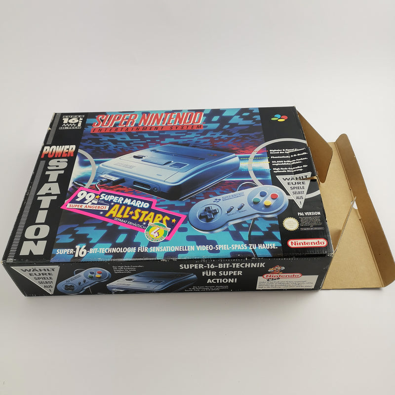 Super Nintendo Console: Power Station | SNES Console OVP