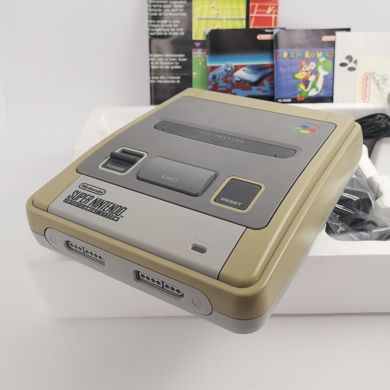 Super Nintendo Console PAL FRG Version - French German | SNES Console OVP