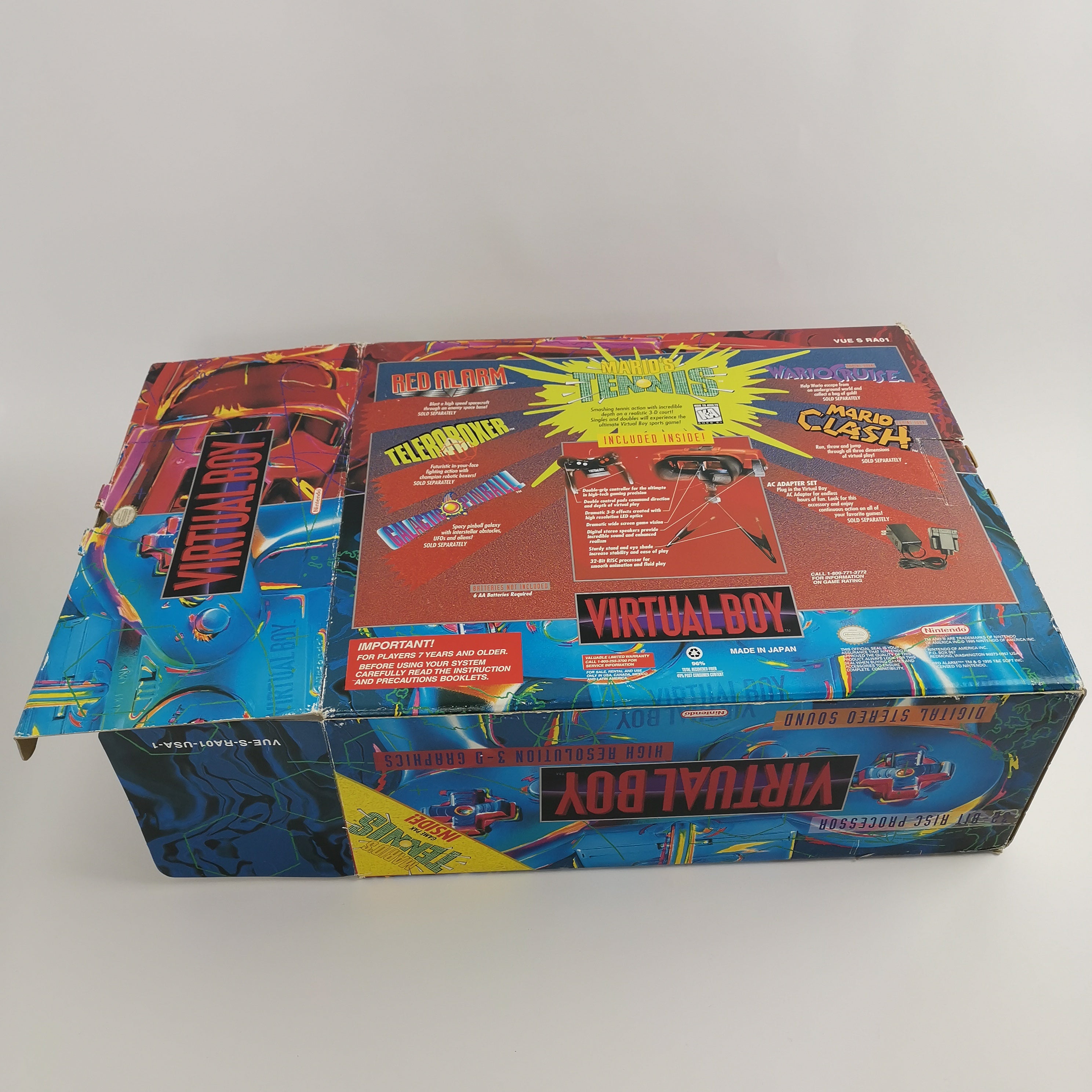 Nintendo Konsole : Virtual Boy 3-D Graphics | NTSC-U/C USA Version - OVP
