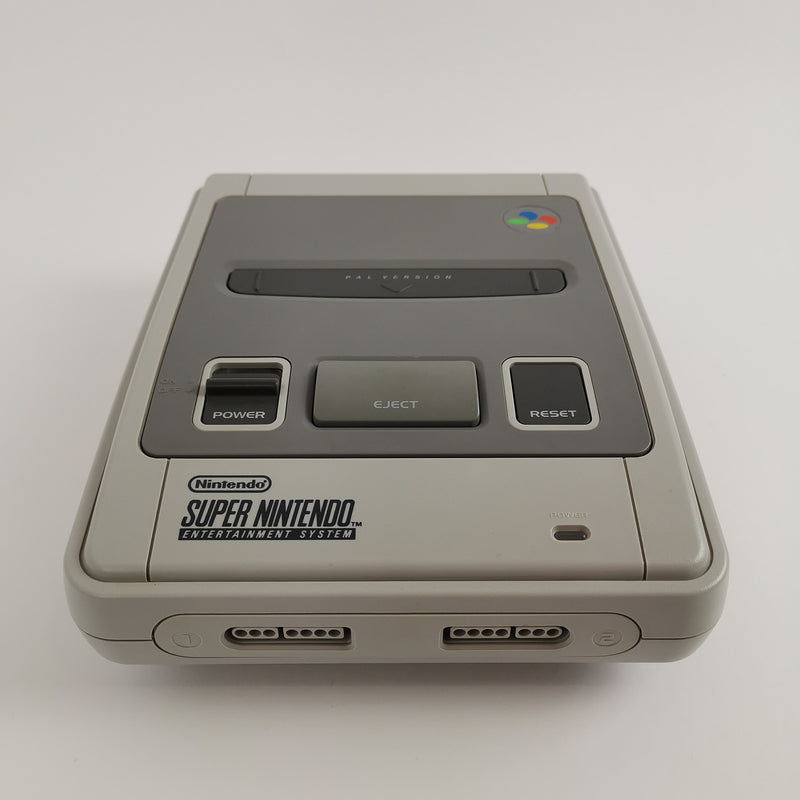 Super Nintendo Konsole : 2 Controller u. Anschlusskabel | SNES - PAL Console