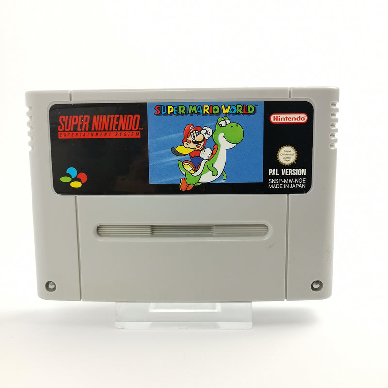 Super Nintendo Spiel : Super Mario World | SNES Modul Cartridge - PAL NOE