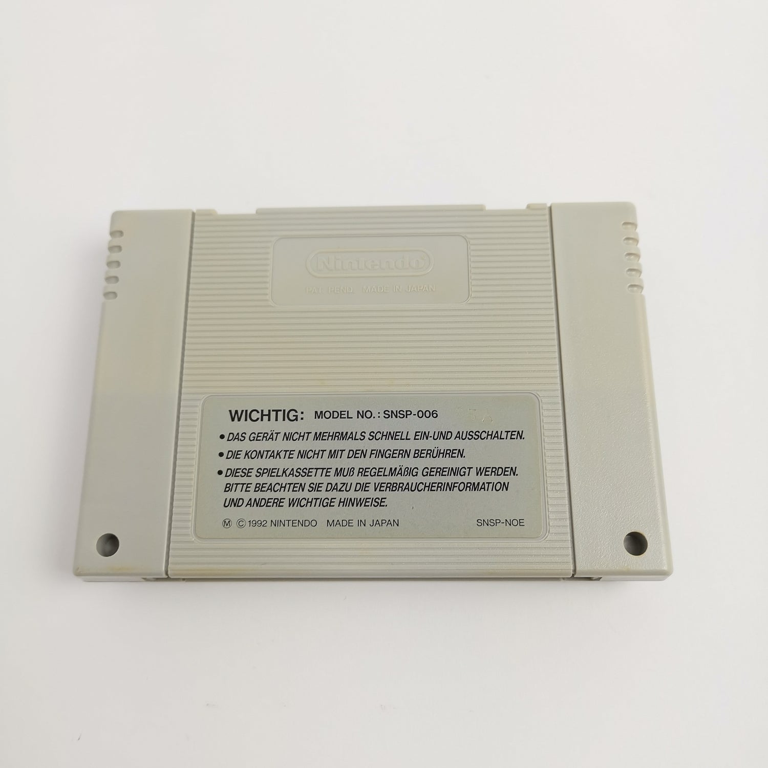 Super Nintendo Game: Super Mario World | SNES module cartridge - PAL NOE