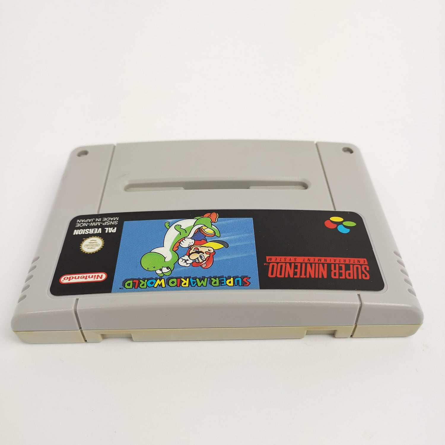 Super Nintendo Game: Super Mario World | SNES module cartridge - PAL NOE