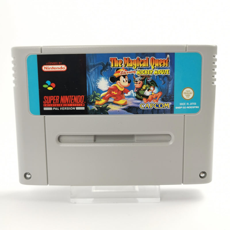 Super Nintendo Spiel : The Magical Quest starring Mickey Mouse SNES Modul - PAL