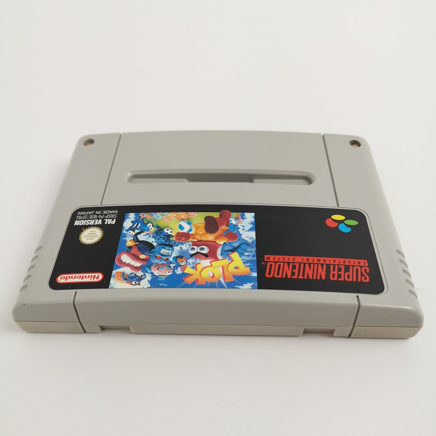 Super Nintendo Spiel : Plok | SNES Modul Cartridge - PAL NOE / SFRG