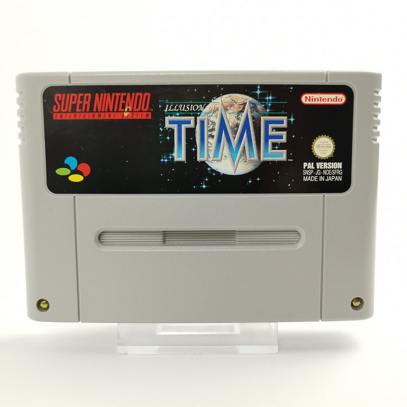 Super Nintendo Spiel : illusion of Time | SNES Modul Cartridge - PAL NOE/SFRG