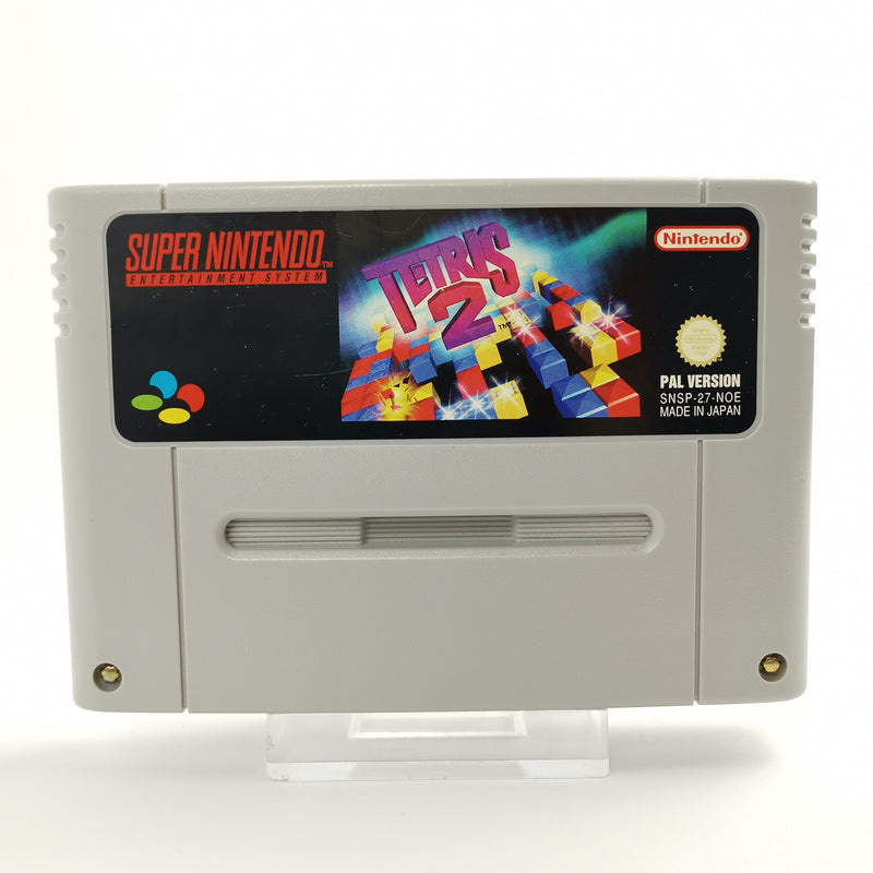 Super Nintendo Spiel : Tetris 2 | SNES Modul Cartridge - PAL NOE/SFRG