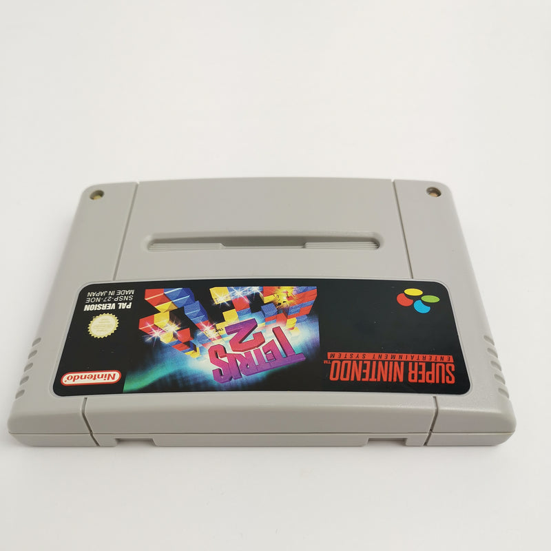 Super Nintendo Spiel : Tetris 2 | SNES Modul Cartridge - PAL NOE/SFRG