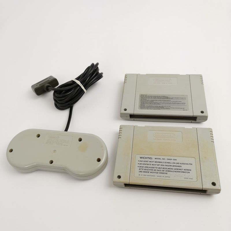 Super Nintendo Spiele : Secret of Mana & Lufia + Controller SNES Cartridge - PAL