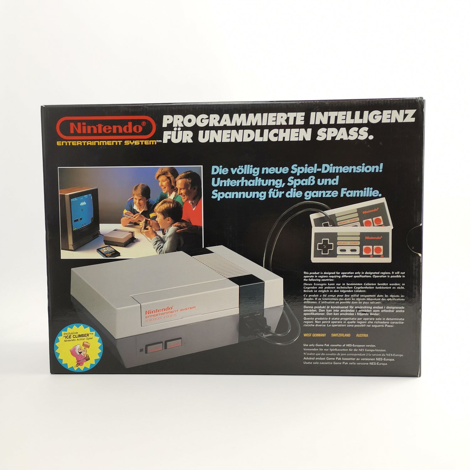 Nintendo Entertainment System Console: NES Ice Climber SET | OVP - PAL FRG