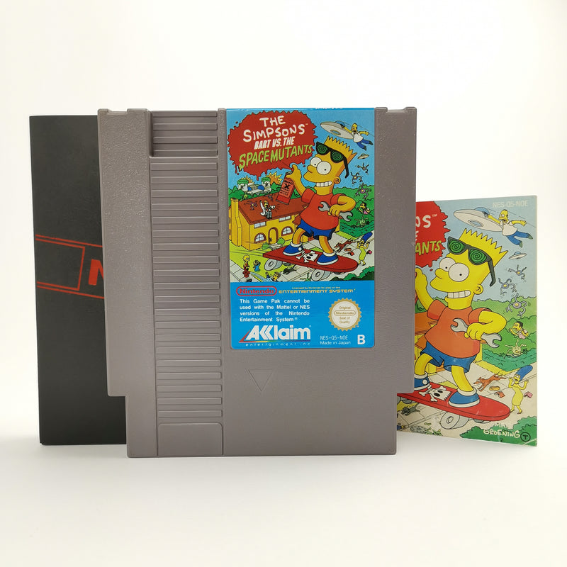 Nintendo Entertainment System Spiel : The Simpsons Bart vs the Space Mutants NES