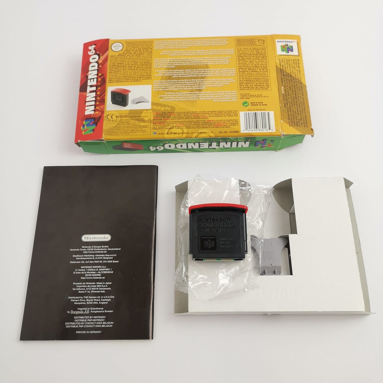 Nintendo 64 Accessories : Expansion Pak Ram Expansion | N64 OVP - PAL [2]
