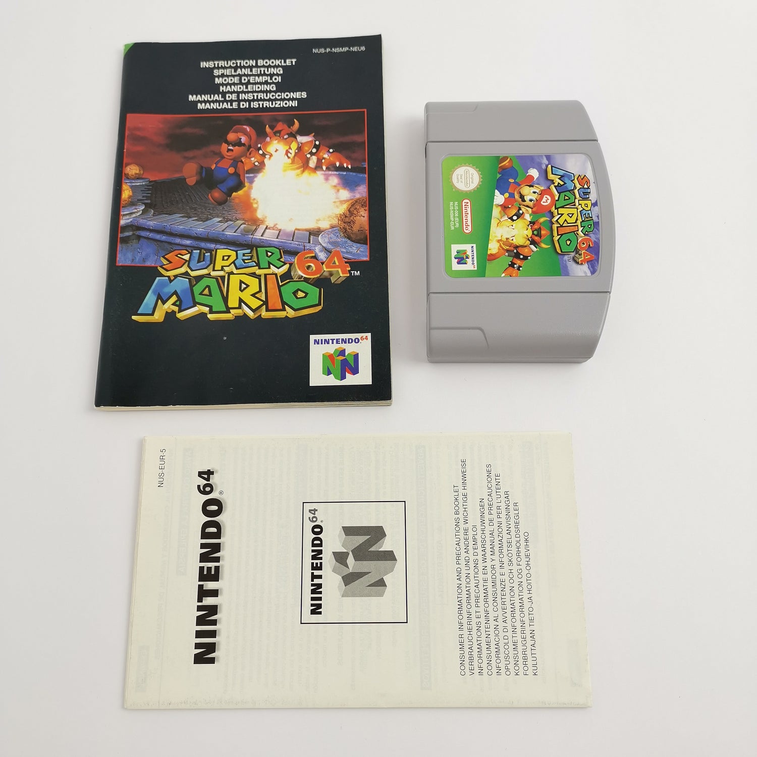 Nintendo 64 Spiel : Super Mario 64 | N64 OVP - PAL Version NOE