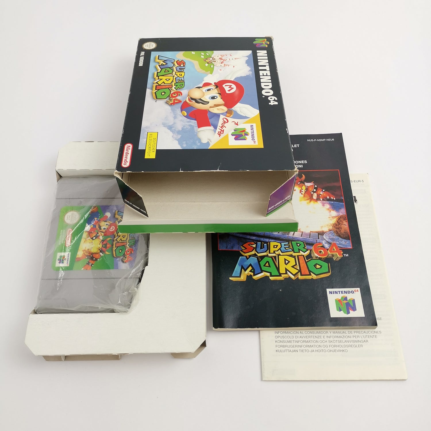 Nintendo 64 Spiel : Super Mario 64 | N64 OVP - PAL Version NOE