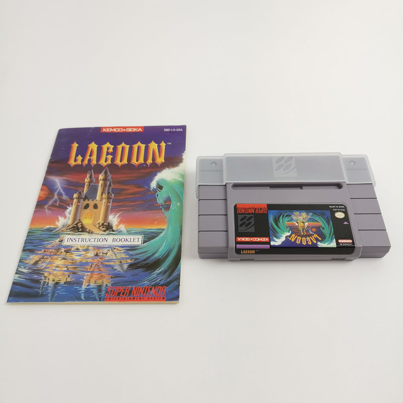 Super Nintendo Spiel : Lagoon | SNES OVP - NTSC-U/C USA Verison