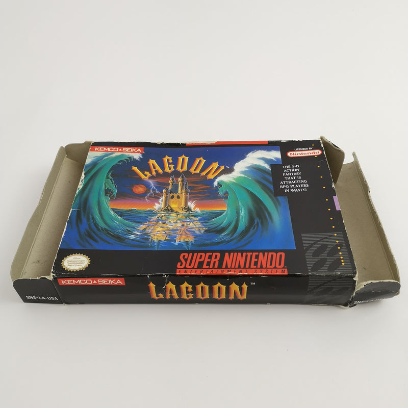 Super Nintendo Spiel : Lagoon | SNES OVP - NTSC-U/C USA Verison