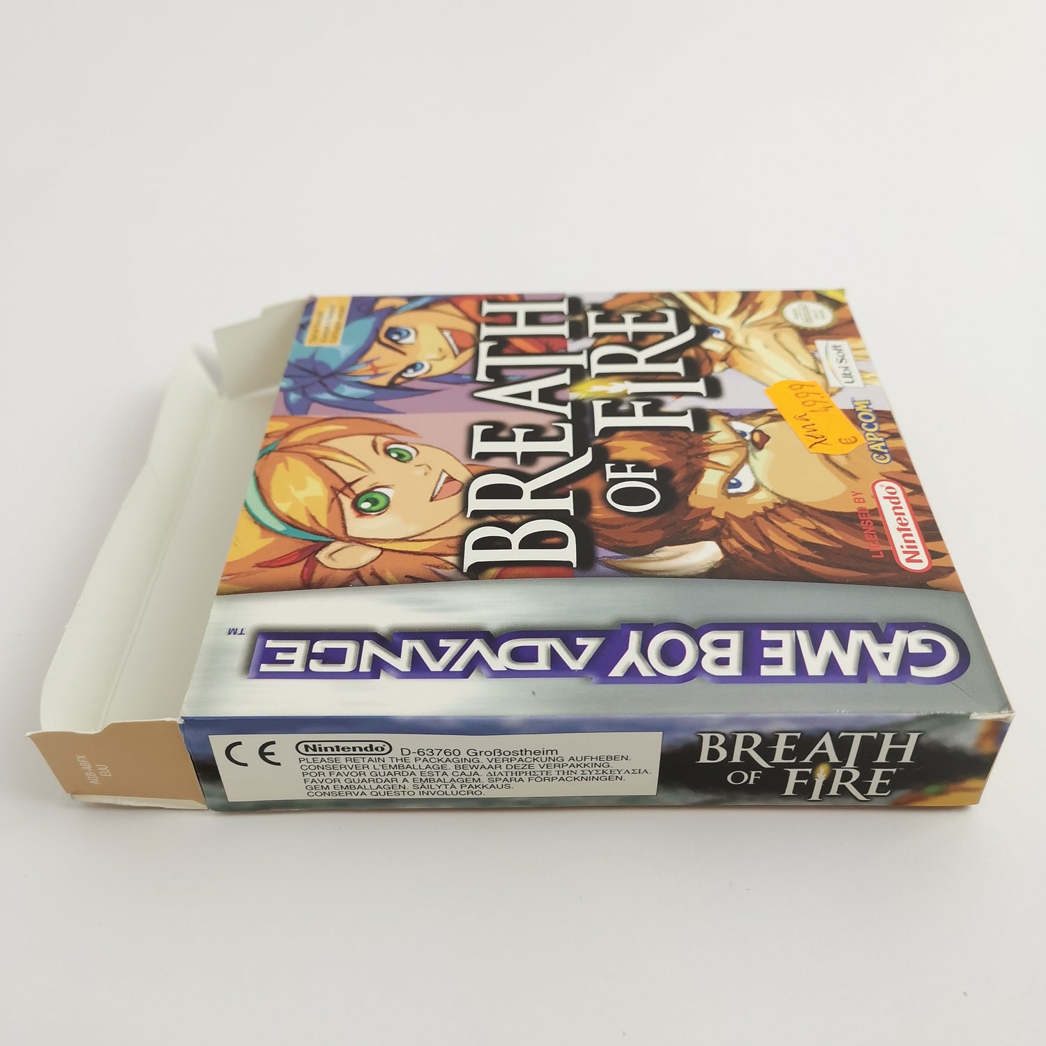 Nintendo Game Boy Advance Spiel : Breath of Fire | GBA Gameboy - OVP PAL EUR