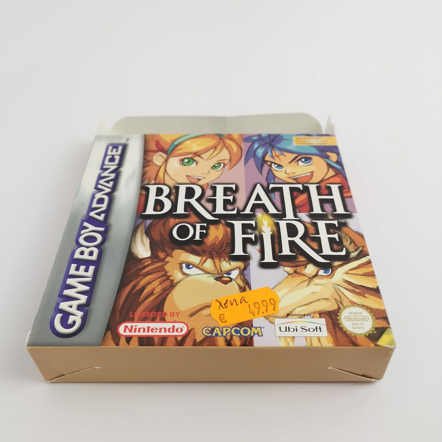 Nintendo Game Boy Advance Game: Breath of Fire | GBA Gameboy - OVP PAL EUR