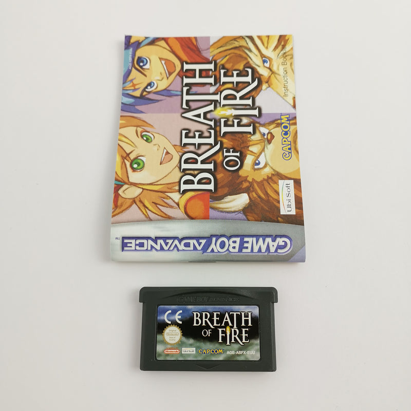 Nintendo Game Boy Advance Game: Breath of Fire | GBA Gameboy - OVP PAL EUR
