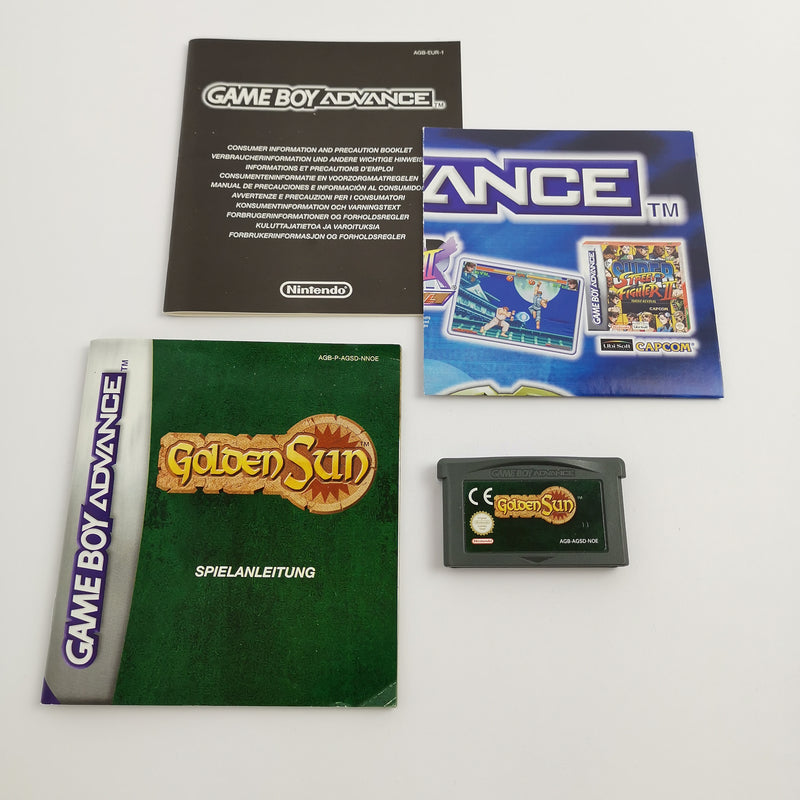 Nintendo Game Boy Advance Spiel : Golden Sun | Gameboy GBA - OVP PAL