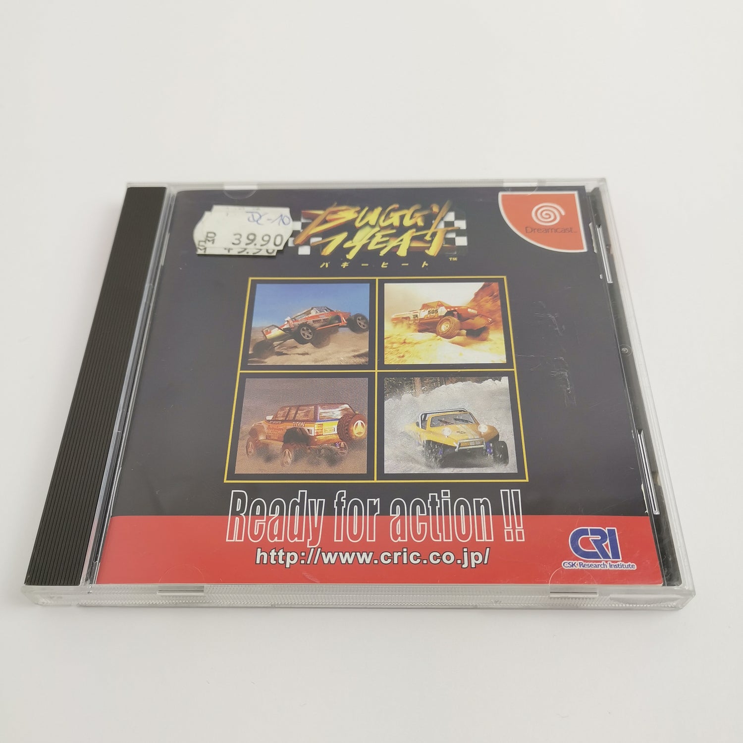 Japanese Sega Dreamcast game: Buggy Heat | DC OVP - NTSC-J JAPAN