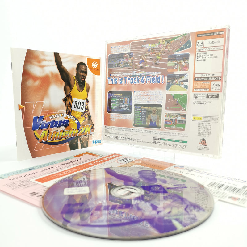 Japanisches Sega Dreamcast Spiel : Sega Sports Virtua Athlete 2K | DC OVP JAPAN