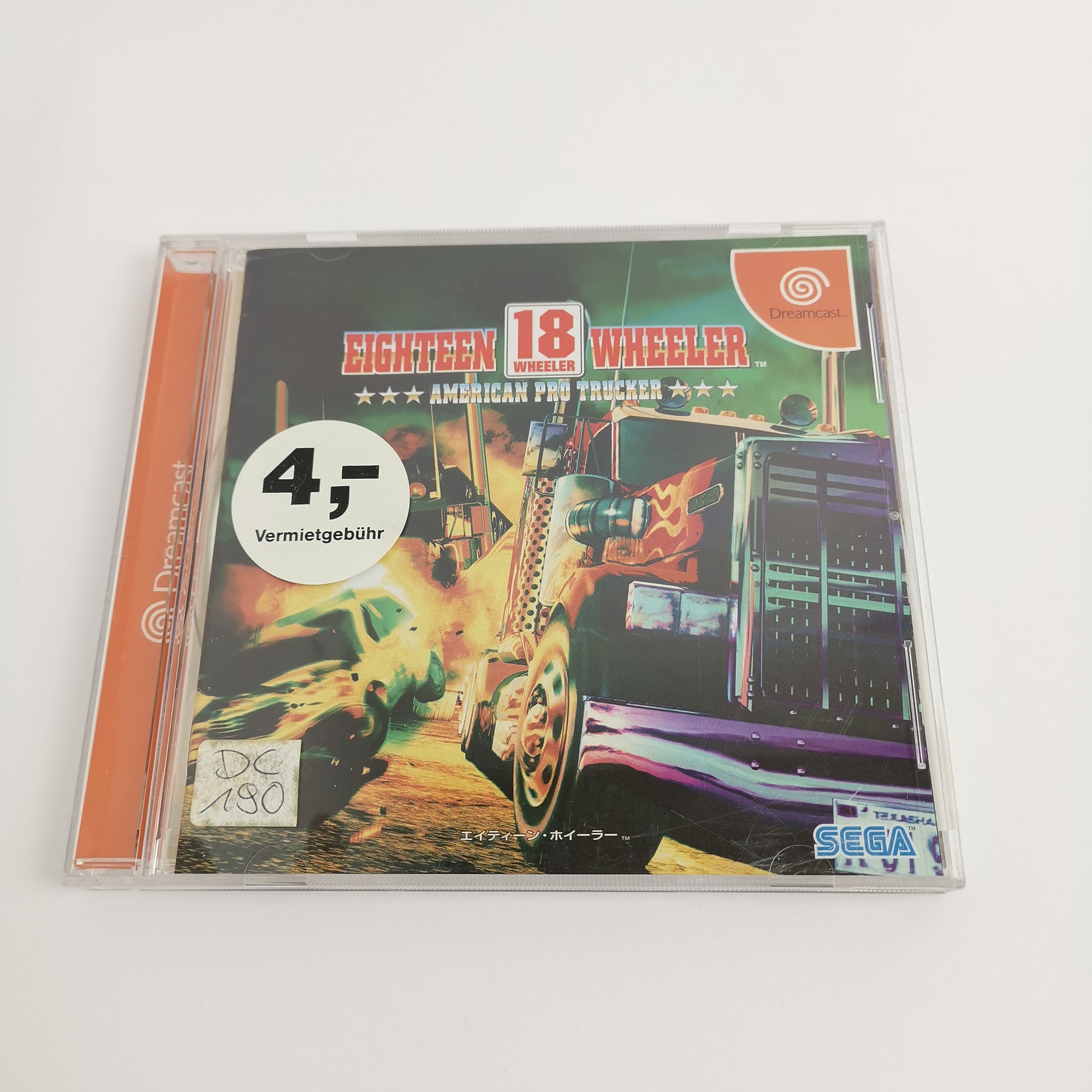 Japanisches Sega Dreamcast Spiel : Eighteen Wheeler 18 | DC OVP JAPAN