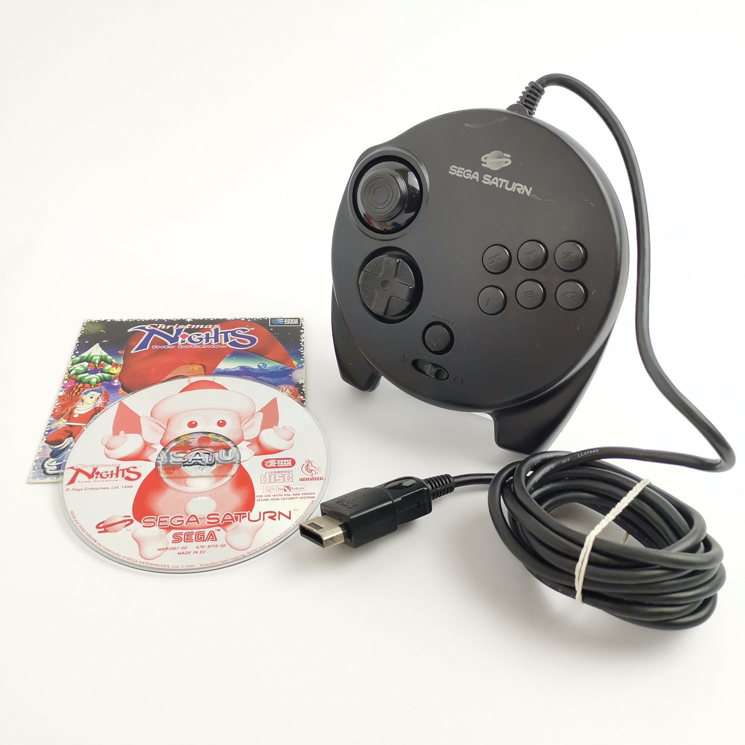 Sega Saturn Spiel : Christmas Nights into Dreams + 3D Control Pad | OVP PAL