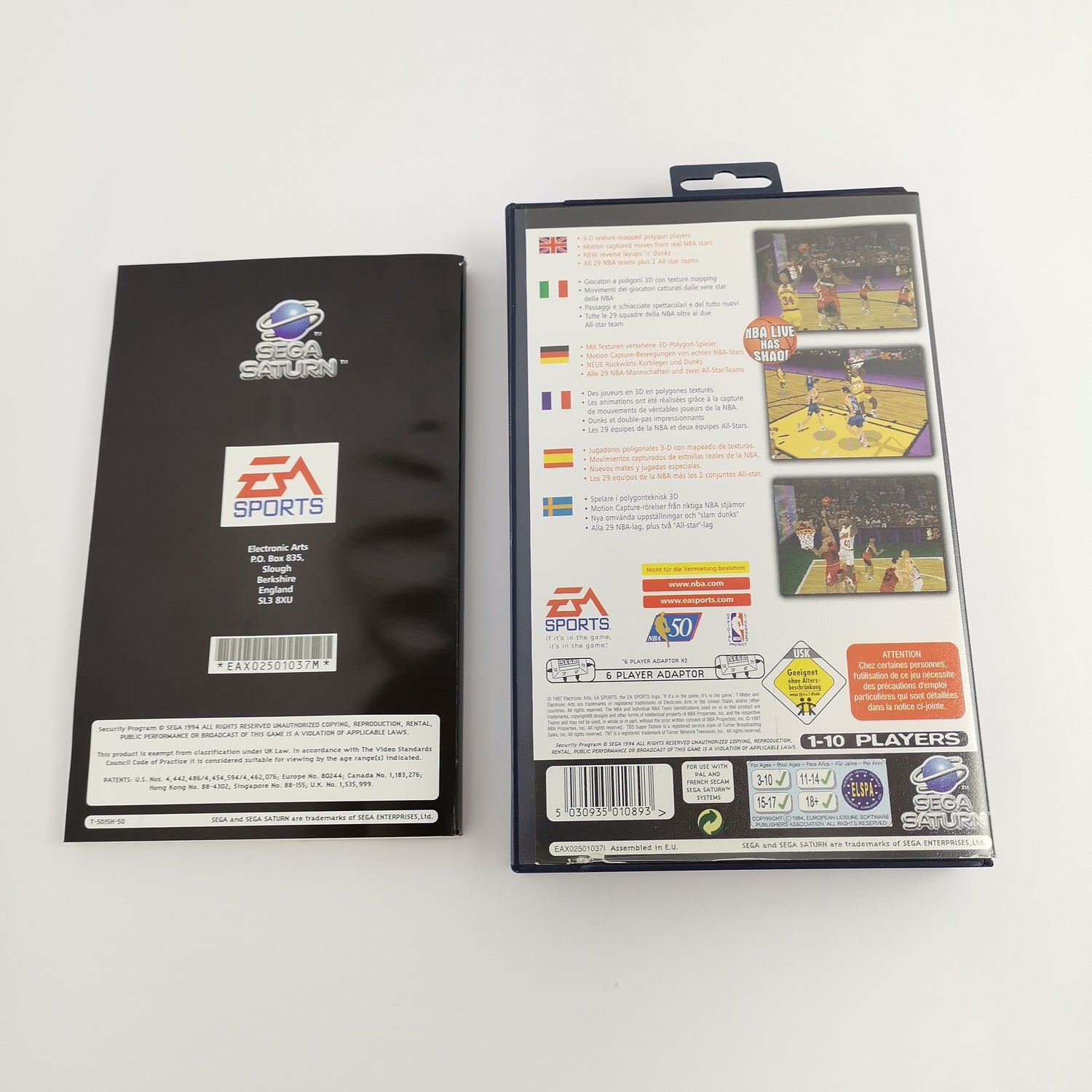 Sega Saturn Game: NBA Live 97 | Basketball SegaSaturn - PAL OVP